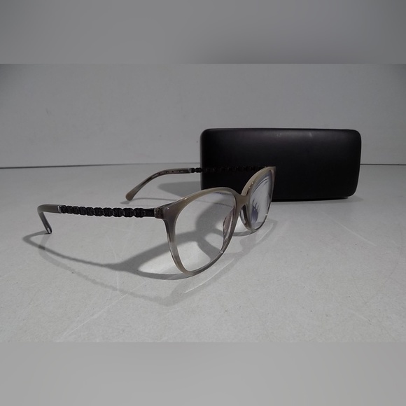 Chanel Pantos Prescription Eyeglasses Made In Italy 3408-Q with Case - Picture 11 of 11